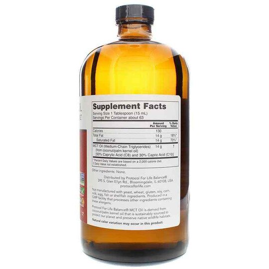 Pure MCT Oil, PFLB